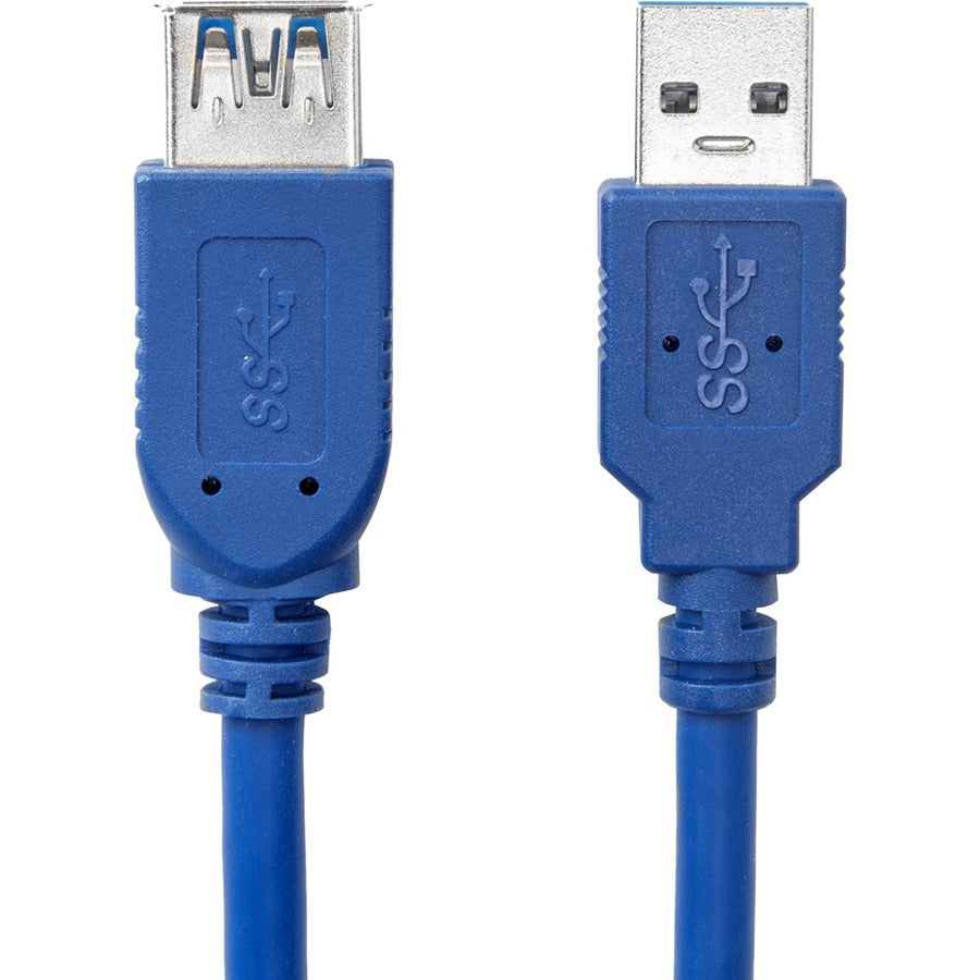 Rocstor 6FT USB 3.0 - EXTENSION CABLE 6FT 1.83M F/M -TYPE A F/M - BLUE
