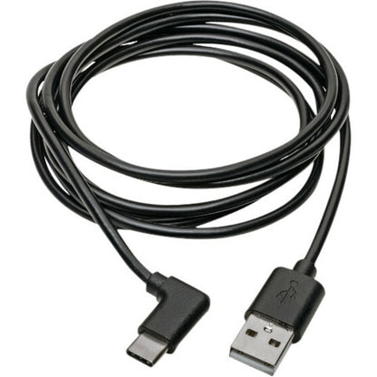 Tripp Lite USB 2.0 Hi-Speed Cable A to USB Type C USB C M/M Right-Angle 6ft 6'