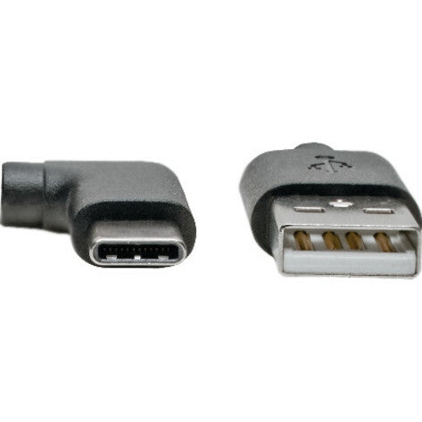 Tripp Lite USB 2.0 Hi-Speed Cable A to USB Type C USB C M/M Right-Angle 6ft 6'