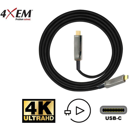 4XEM 40M Fiber USB Type-C Cable 4K@60HZ 21.6 Gbps