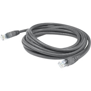AddOn 7ft RJ-45 (Male) to RJ-45 (Male) Straight Gray Cat6A UTP PVC Copper Patch Cable