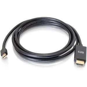 C2G 10ft 4K Mini DisplayPort to HDMI Cable - Passive - Black - M/M