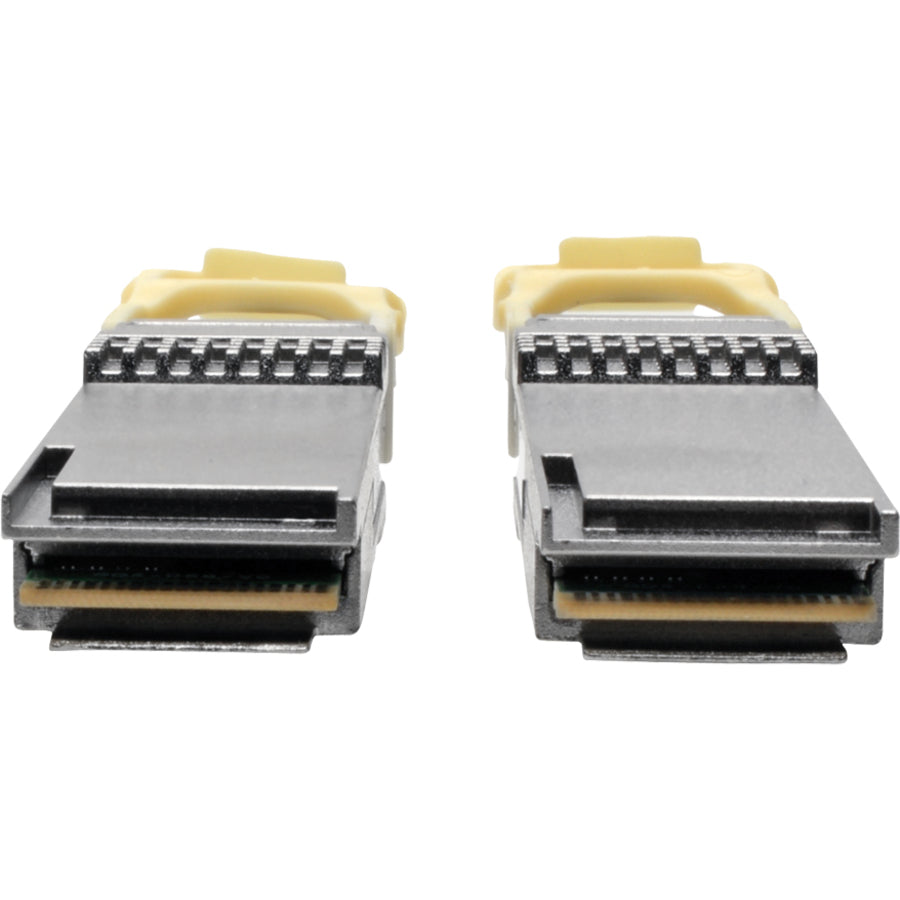 Tripp Lite QSFP28 to QSFP28 Active Optical Cable - 100GbE, AOC, M/M, Aqua, 2 m (6.6 ft.)