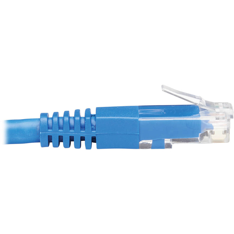 Tripp Lite Cat6 Ethernet Cable Down Right Angled UTP Molded M/M Blue 15ft