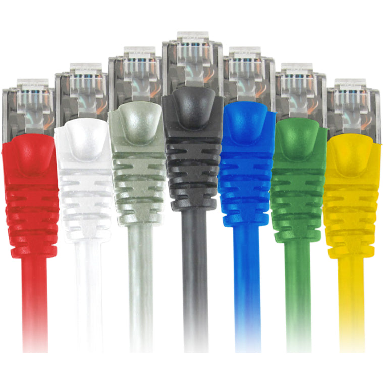 Comprehensive Cat6 Snagless Shielded Ethernet Cables, Red, 10ft