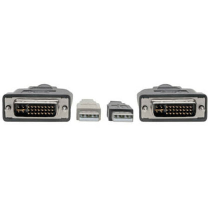 Tripp Lite DVI to USB-A Dual KVM Cable Kit 2x Male 2x Male 1080p @60Hz 10ft