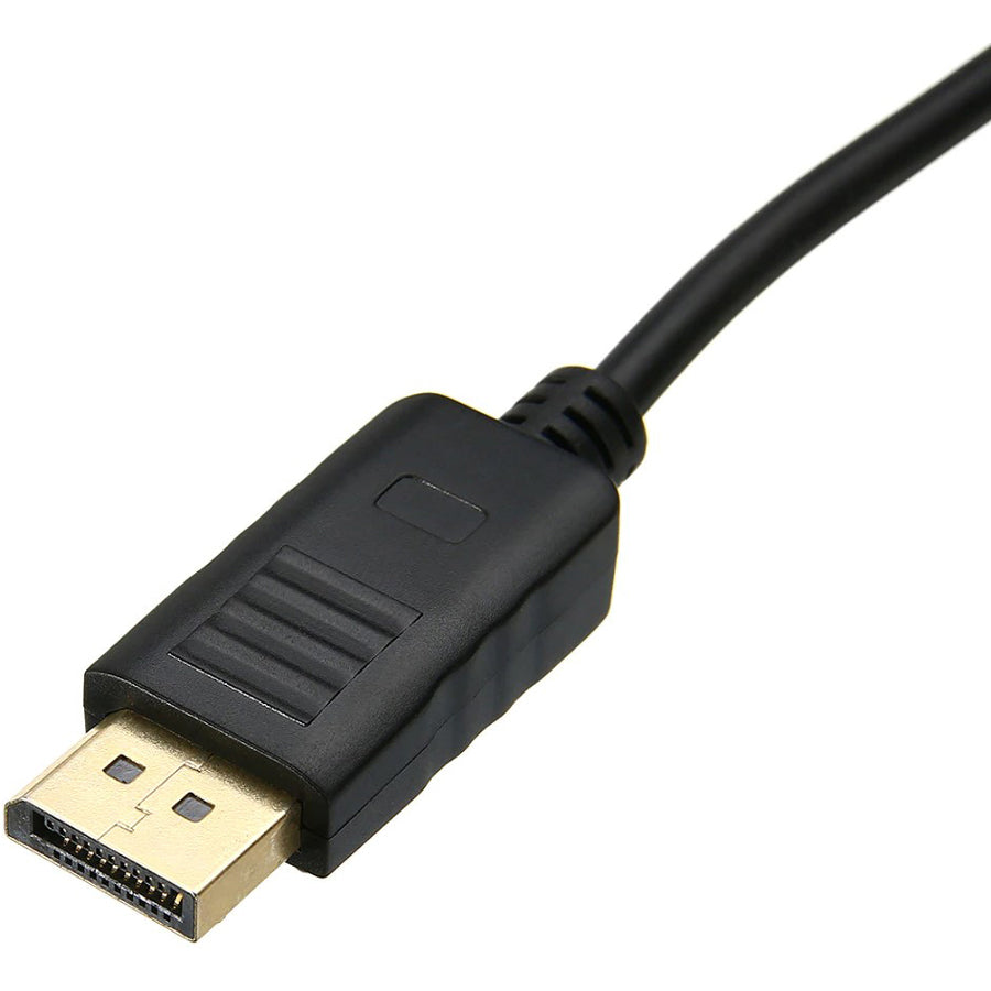 4XEM 1FT DisplayPort To VGA Adapter Cable - Black