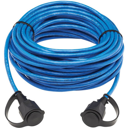 Tripp Lite Cat6 Industrial UTP Ethernet Cable 100W PoE CMR-LP Blue 50ft