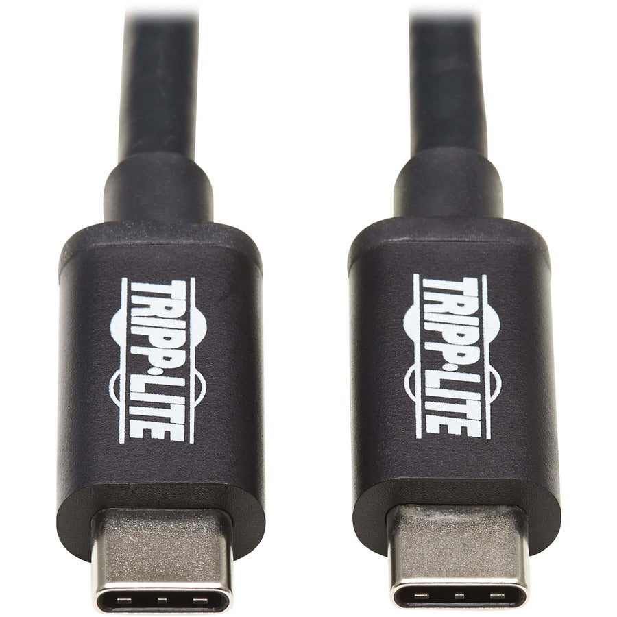 Tripp Lite Thunderbolt 3 Cable 40 Gbps Passive 5A 100W PD 4K USB C M/M 0.5M