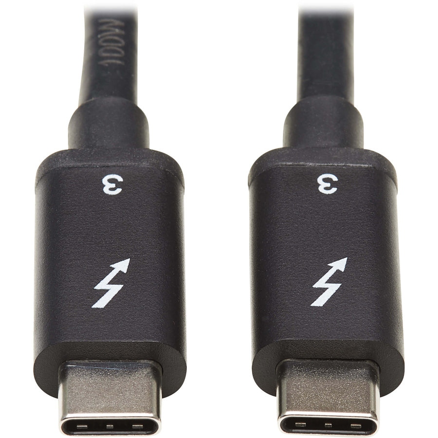 Tripp Lite Thunderbolt 3 Cable 40 Gbps Passive 5A 100W PD 4K USB C M/M 0.5M