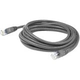 AddOn 10ft RJ-45 (Male) to RJ-45 (Male) Gray Cat6A UTP PVC Copper Patch Cable