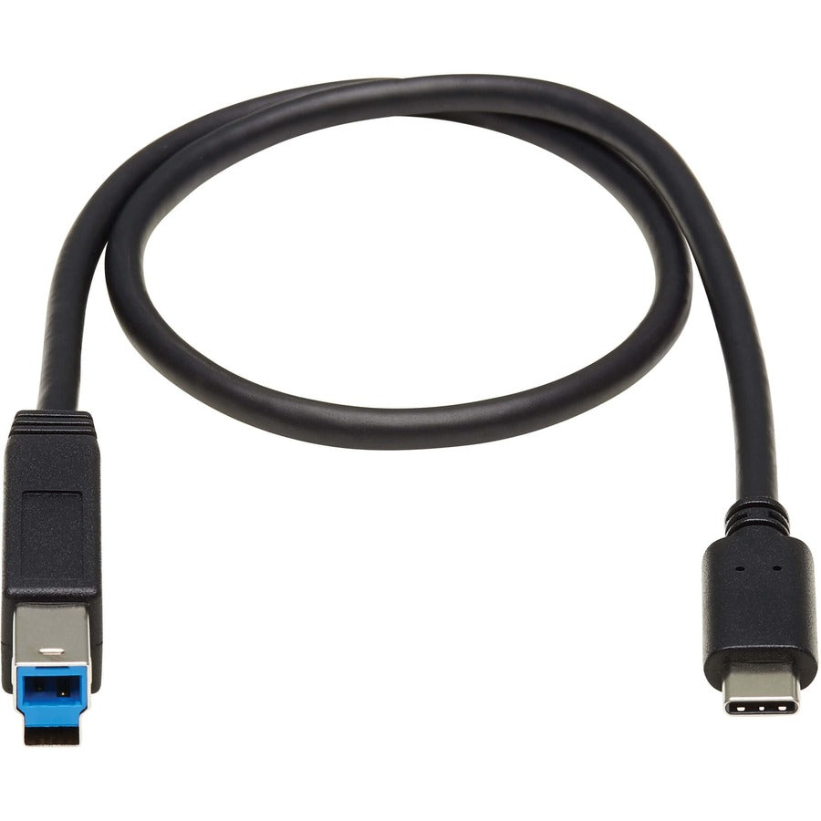 Tripp Lite USB C to USB Type B Cable USB Type C 3.1 Gen 2, 10 Gbps M/M 20in