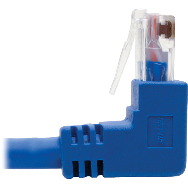 Tripp Lite Cat6 Patch Cable Up-Angled / Down Angled UTP Molded M/M Blue 3ft