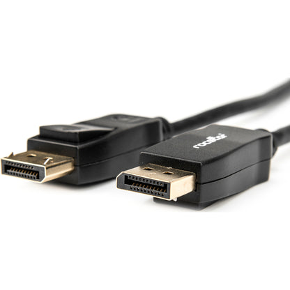 Rocstor Premium 3ft / 1m DisplayPort 1.2 Cable M/M - DisplayPort 4k - DisplayPort Male Digital Audio/Video - 3ft - Black- DP TO DP Cable 4Kx2K