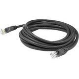 AddOn 25ft RJ-45 (Male) to RJ-45 (Male) Straight Black Cat6 UTP PVC Copper Patch Cable