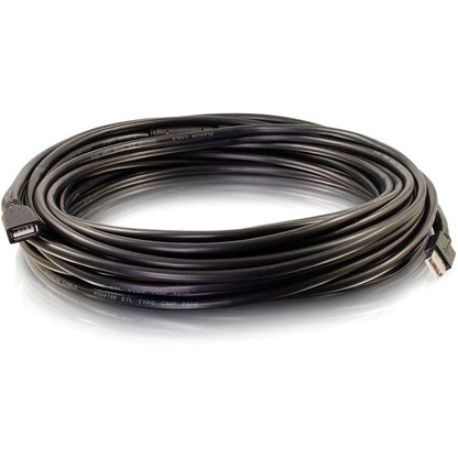 C2G 50ft USB Extension Cable - Active - Plenum Rated - M/F