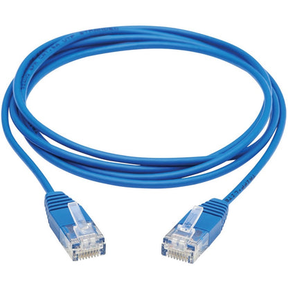 Tripp Lite Cat6a 10G Certified Molded Ultra-Slim UTP Ethernet Cable (RJ45 M/M), Blue, 5 ft.
