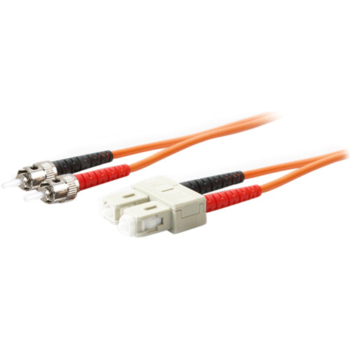 AddOn 20m SC (Male) to ST (Male) Yellow OS2 Duplex Fiber OFNR (Riser-Rated) Patch Cable