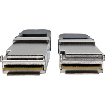 Tripp Lite QSFP+ to QSFP+ Active Optical Cable - 40Gb, AOC, M/M, Aqua, 15 m (49.2 ft.)