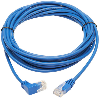 Tripp Lite Cat6 Ethernet Cable Up Angled UTP Slim Molded M/M RJ45 Blue 20ft