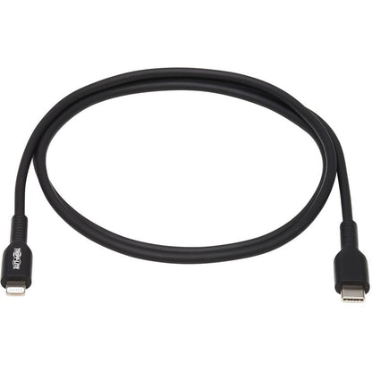 Tripp Lite USB-C to Lightning Sync/Charge Cable (M/M), MFi Certified, Black, 1 m (3.3 ft.)