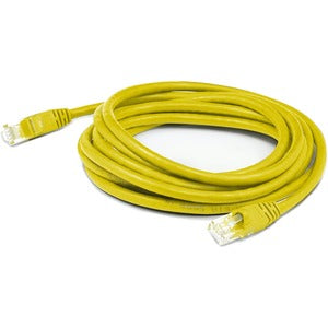 AddOn 4ft RJ-45 (Male) to RJ-45 (Male) Straight Yellow Cat6 UTP PVC Copper Patch Cable