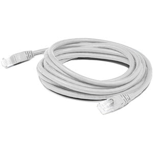 AddOn 2ft RJ-45 (Male) to RJ-45 (Male) Straight White Cat6A UTP PVC Copper Patch Cable