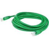 AddOn 30ft RJ-45 (Male) to RJ-45 (Male) Straight Green Cat6A UTP PVC Copper Patch Cable