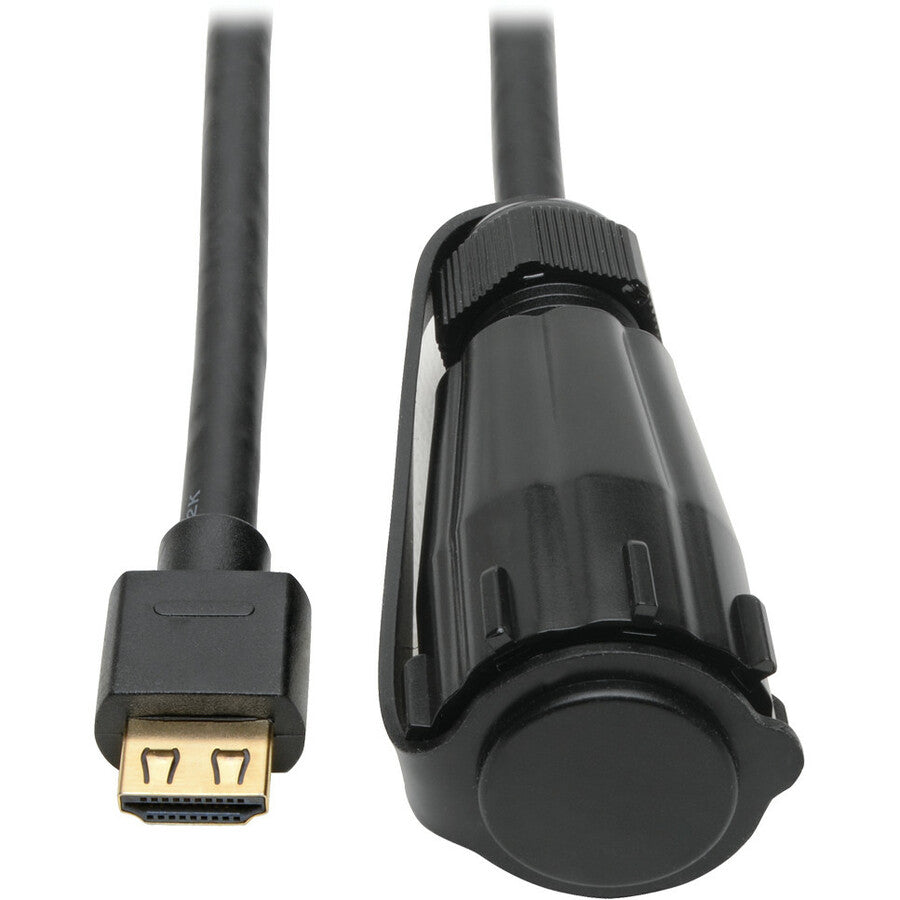 Tripp Lite HDMI Cable High-Speed IP68 Connector Industrial Ethernet MM 12ft