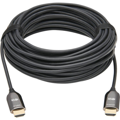 Tripp Lite P568F-15M-8K6 HDMI Fiber Active Optical Cable, M/M, Black, 15 m (49 ft.)