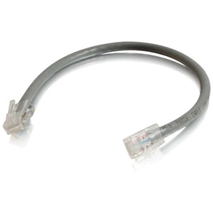C2G 6in Cat6 Non-Booted Unshielded (UTP) Network Patch Cable - Gray