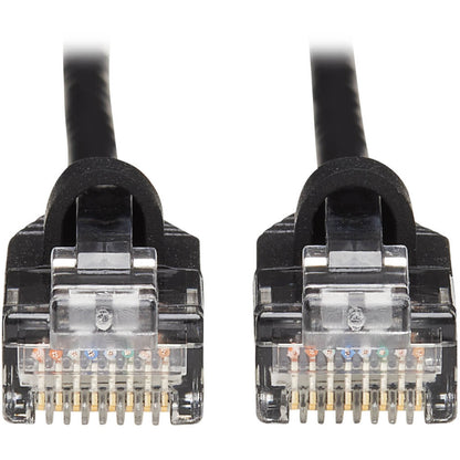 Tripp Lite Cat6a 10G Snagless Molded Slim UTP Network Patch Cable (M/M), Black, 20 ft.