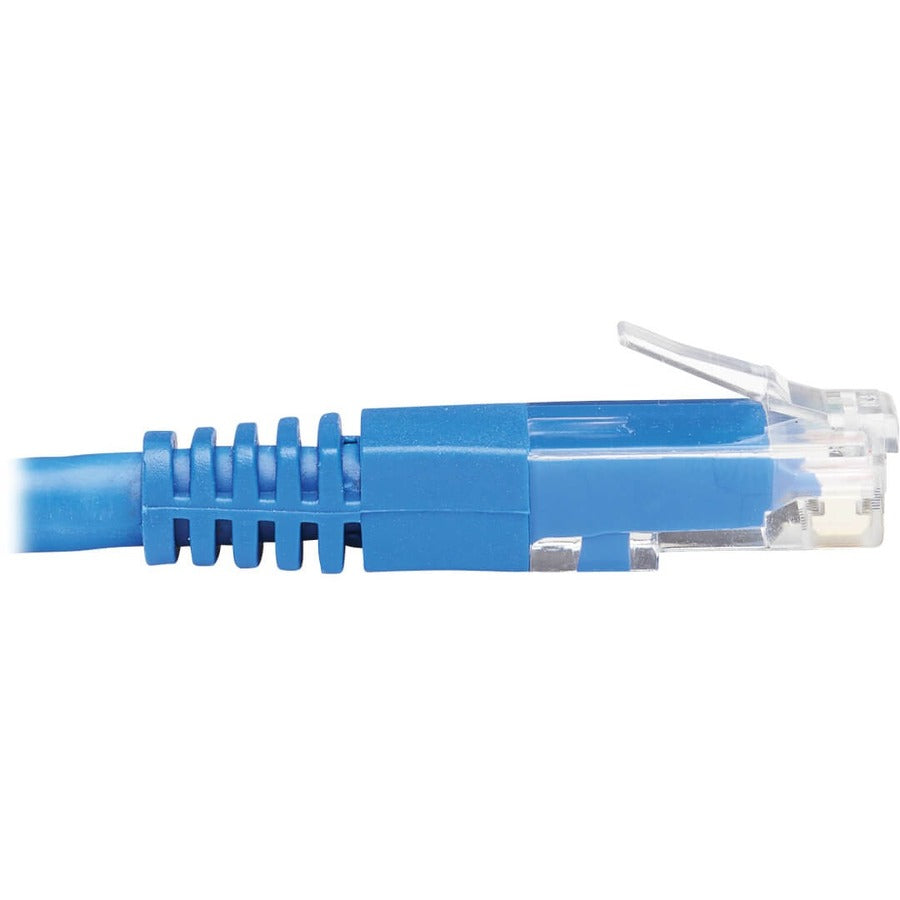 Tripp Lite Cat6 Ethernet Cable Up Angled UTP Molded RJ45 M/M Blue 15ft
