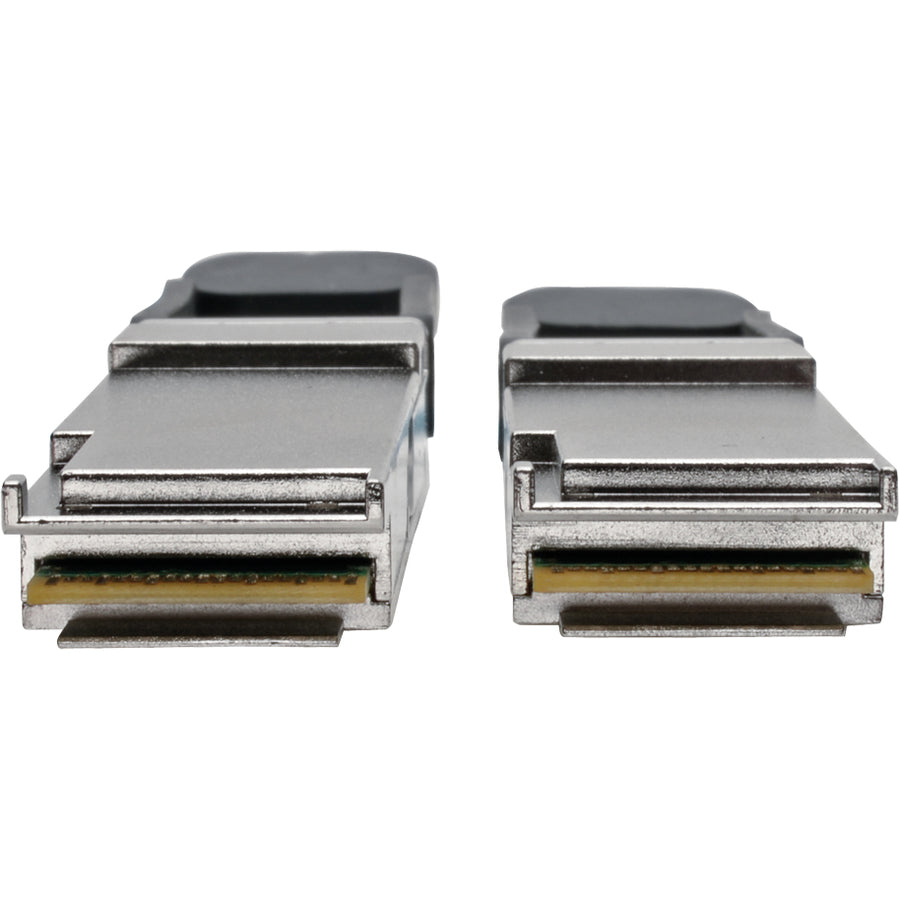 Tripp Lite QSFP+ to QSFP+ Active Optical Cable - 40Gb, AOC, M/M, Aqua, 10 m (32.8 ft.)