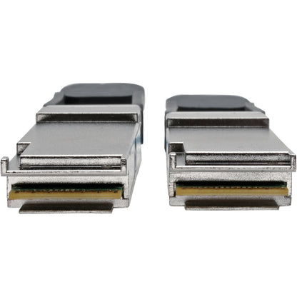 Tripp Lite QSFP+ to QSFP+ Active Optical Cable - 40Gb, AOC, M/M, Aqua, 10 m (32.8 ft.)