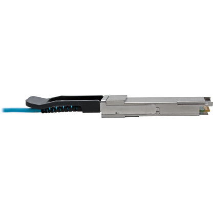 Tripp Lite QSFP+ to QSFP+ Active Optical Cable - 40Gb, AOC, M/M, Aqua, 10 m (32.8 ft.)