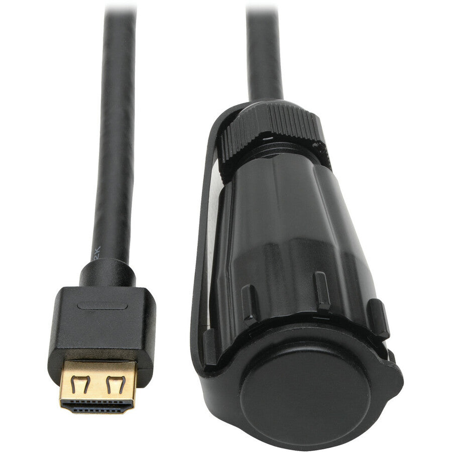 Tripp Lite HDMI Cable High-Speed IP68 Connector Industrial Ethernet M/M 3ft