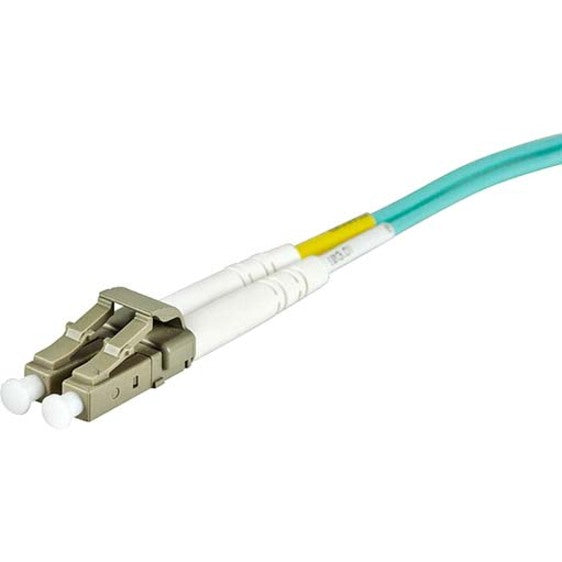 Monoprice 10Gb Fiber Optic Cable, LC/SC, Multi Mode, Duplex - 2 Meter (50/125 Type) - Aqua