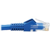 Tripp Lite Cat6 Junction Box Cable Assembly, 18 in., Blue