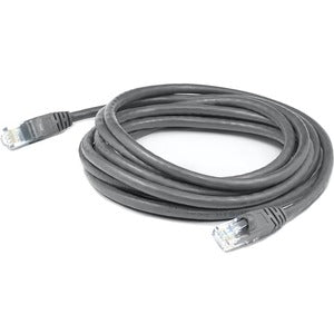 AddOn 2ft RJ-45 (Male) to RJ-45 (Male) Straight Gray Cat6A UTP PVC Copper Patch Cable