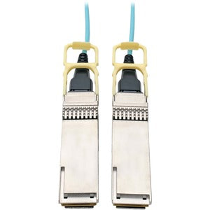 Tripp Lite QSFP28 to QSFP28 Active Optical Cable - 100GbE, AOC, M/M, Aqua, 3 m (9.8 ft.)