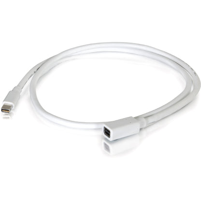C2G 6ft Mini DisplayPort Extension Cable M/F - White