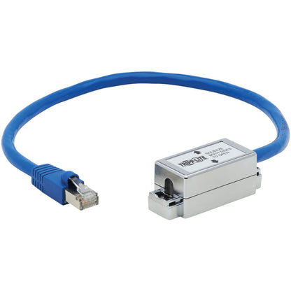Tripp Lite Cat6a Junction Box Cable Assembly, 18 in., Blue