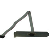 C2G 16in DB9M Serial Add-A-Port Adapter Cable with Bracket for Intel Motherboards