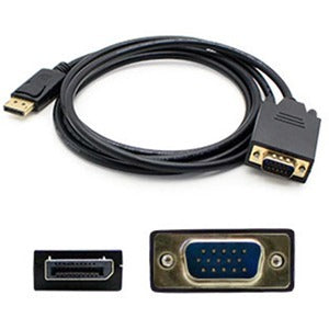 5PK 3ft Mini-DisplayPort 1.1 Male to VGA Male White Cables For Resolution Up to 1920x1200 (WUXGA)