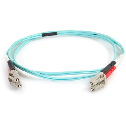 C2G 5m LC-LC 50/125 Duplex Multimode OM4 Fiber Cable - Aqua - 16ft