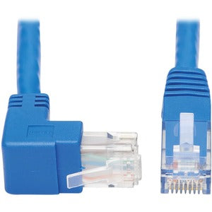 Tripp Lite Cat6 Ethernet Cable Up Angled UTP Molded RJ45 M/M Blue 20ft