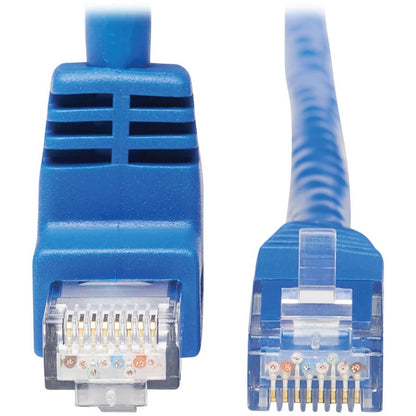 Tripp Lite Cat6 Ethernet Cable Up Angled UTP Molded RJ45 M/M Blue 20ft