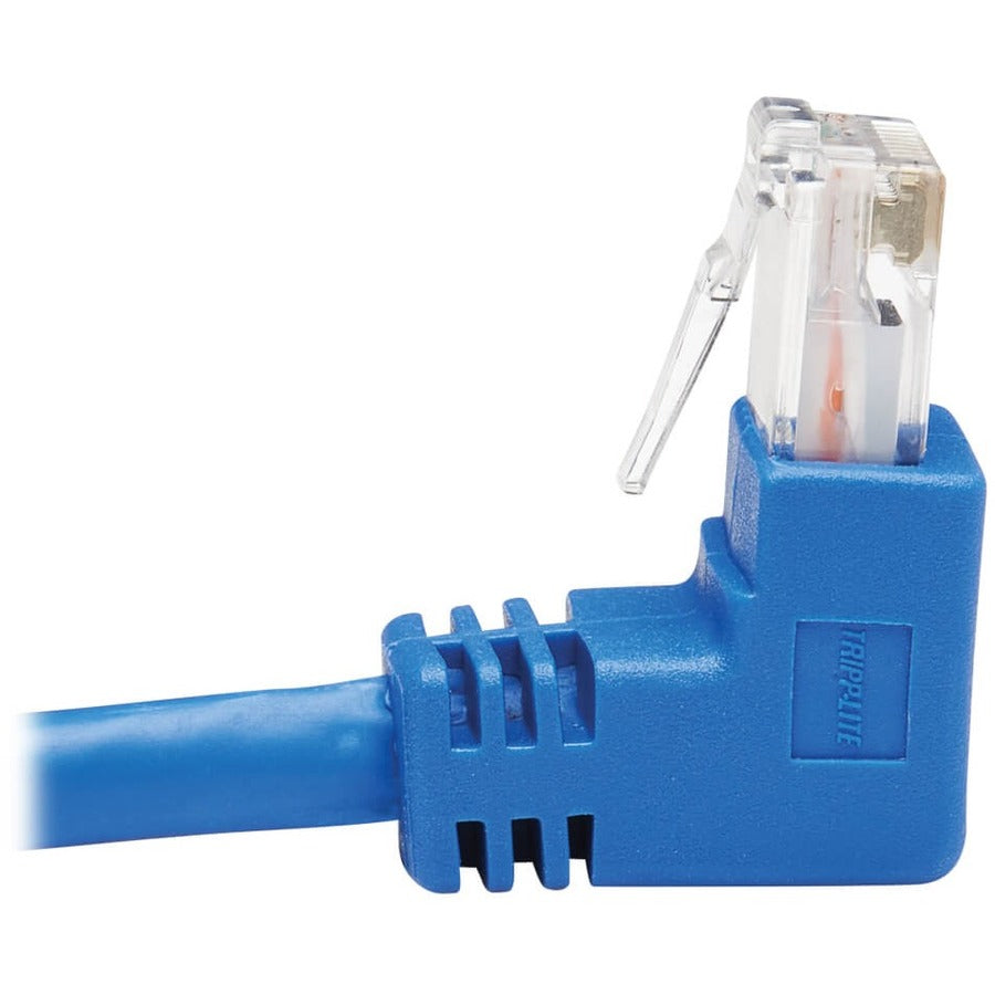 Tripp Lite Cat6 Ethernet Cable Down Angled UTP Molded RJ45 M/M Blue 20ft