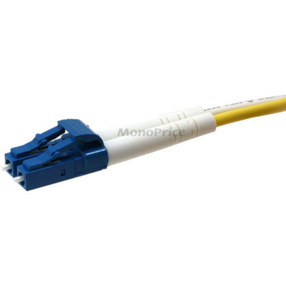 Monoprice Fiber Optic Cable, LC/LC, Single Mode, Duplex - 10 meter (9/125 Type) - Yellow